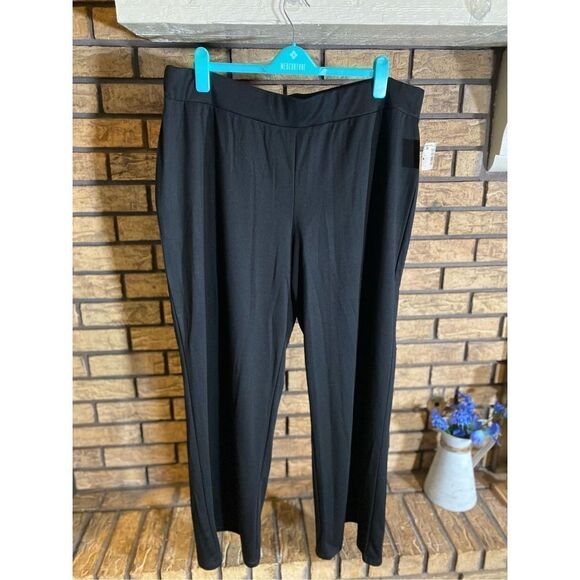 Nwt Jaclyn Smith‎ Straight Leg Stretch Waist Pants - Picture 1 of 7